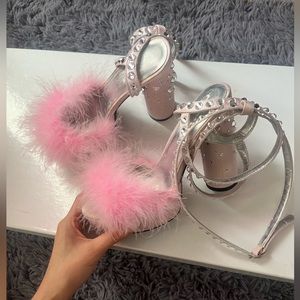 Sugar Thrillz girly pink bling heels